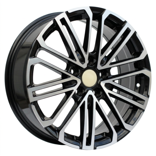 Alu kola Racing Line B1994, 17x7 5x114.3 ET45, černá + leštění