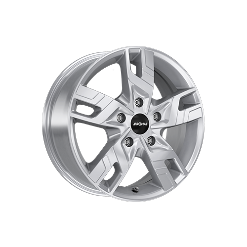 Alu kola RONAL R64, 17x7 5x160 ET53, stříbrná (zátěžová)