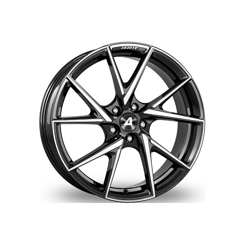 Alu kola ALUTEC ADX.01, 18x7.5 4x108 ET18, černá lesklá + leštění
