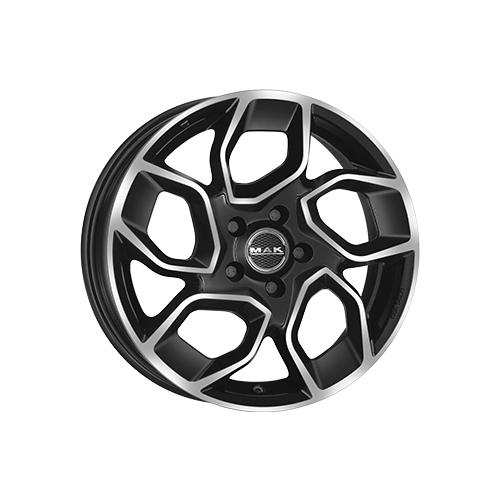 Alu kola MAK EXPRESS, 17x7 5x118 ET62, černá lesklá + leštění (zátěžová)