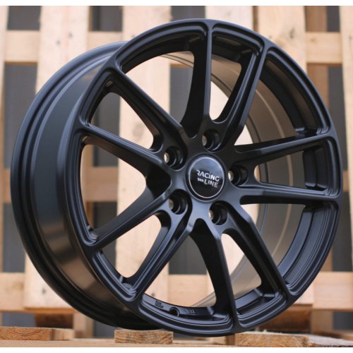 Alu kola Racing Line BK1155, 16x7 5x100 ET40, černá matná