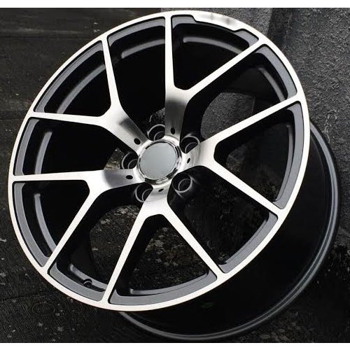 Alu kola Racing Line BK933, 20x8.5 5x112 ET40, černá + leštění (zátěžová)