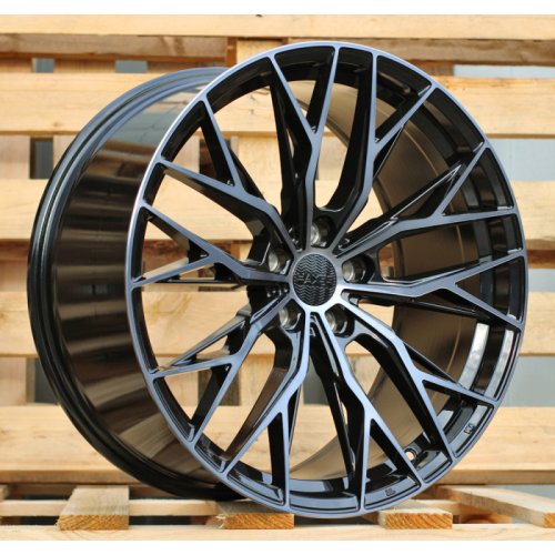 Alu kola Haxer HX042, 20x8.5 5x112 ET25, černá + tmavé leštění
