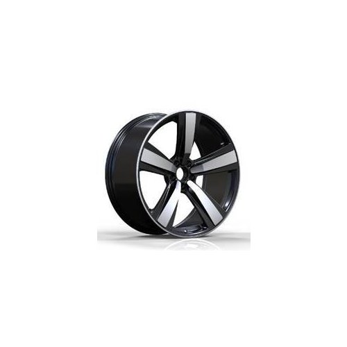 Alu kola Racing Line 3S1239, 21x10 5x112 ET19, černá + leštění (zátěžová)
