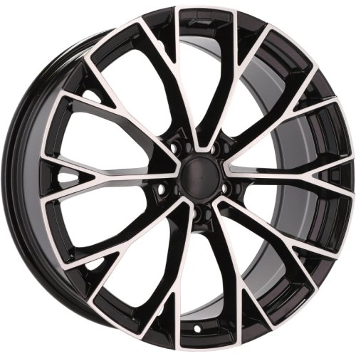 Alu kola Racing Line 3S1279, 18x7.5 5x112 ET51, černá + leštění
