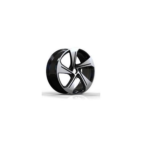 Alu kola Racing Line YS1270, 19x8 5x112 ET49, černá + leštění