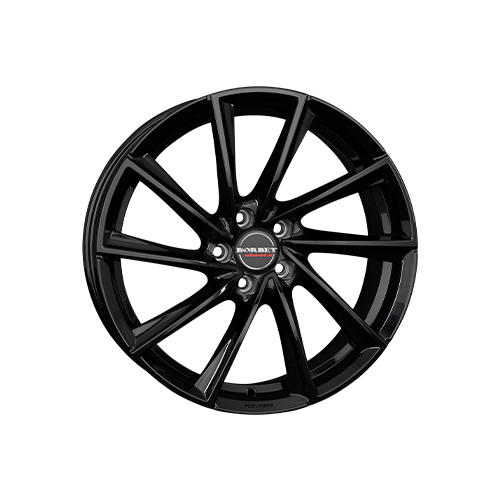 Alu kola BORBET VTX, 18x8 5x115 ET38, černá lesklá