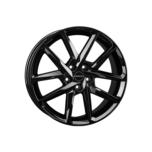 Alu kola BORBET N, 16x6.5 4x108 ET47, černá lesklá