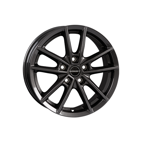 Alu kola BORBET W, 21x8.5 5x114.3 ET40, tmavě šedivá