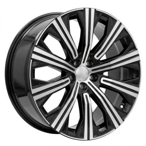 Alu kola Racing Line F0054, 20x9 5x108 ET39, černá + leštění