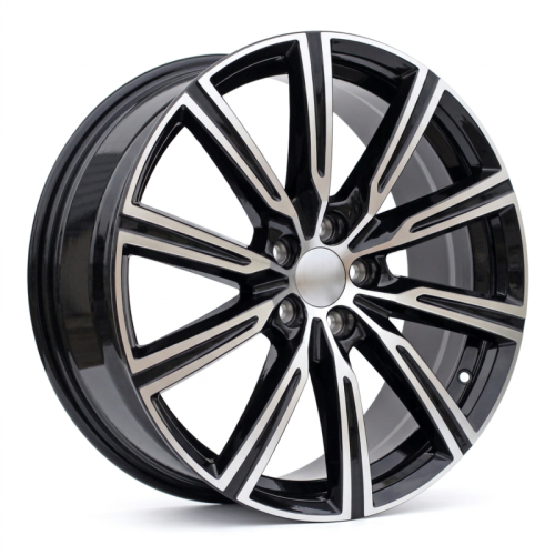 Alu kola Racing Line F0084, 19x7.5 5x108 ET51, černá + leštění
