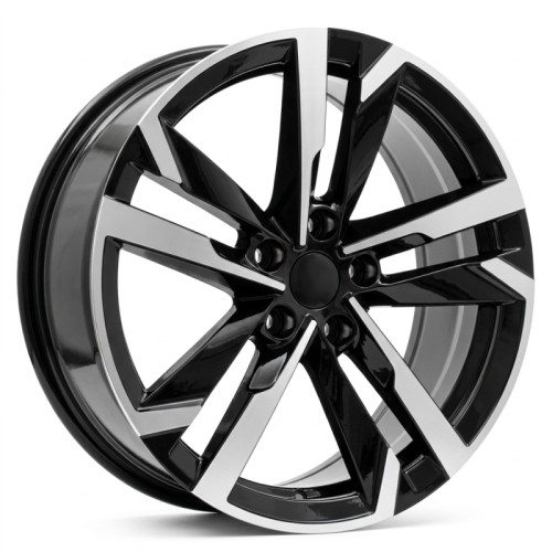 Alu kola Racing Line FBX254, 17x7 5x100 ET39, černá + leštění