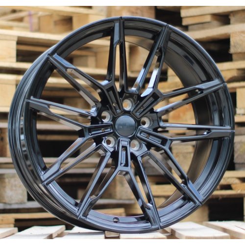 Alu kola Racing Line I0294, 21x8.5 5x112 ET26, černá + tmavé leštění (zátěžová)