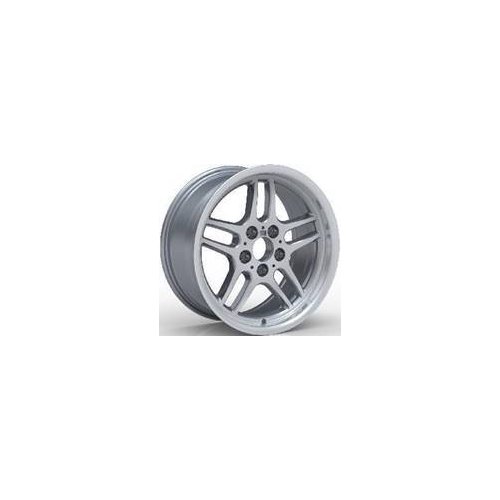 Alu kola Racing Line A5913, 18x8 5x120 ET20, stříbrná + leštěný límec (zátěžová)