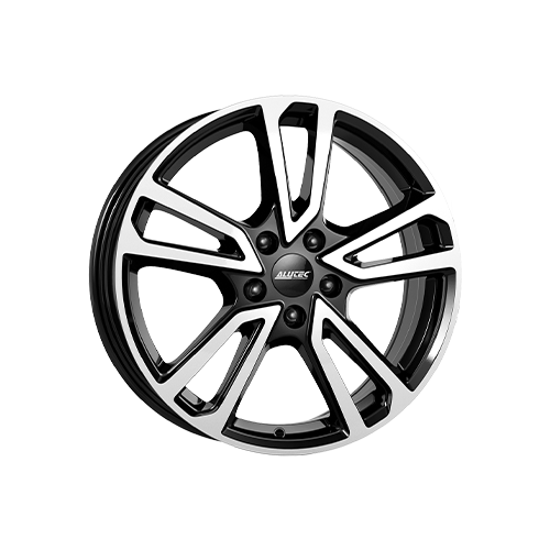 Alu kola ALUTEC TORMENTA, 17x7 5x112 ET45, černá lesklá + leštění