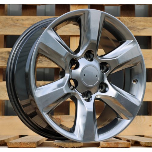 Alu kola Racing Line BY433, 17x7.5 6x139.7 ET25, titanová metalíza (zátěžová)