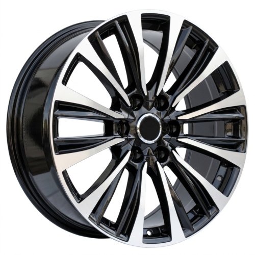 Alu kola Racing Line B1778, 18x8 6x139.7 ET25, černá + leštění (zátěžová)