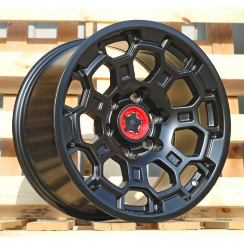Alu kola Racing Line B1858, 17x9 6x139.7 ET15, černá matná (zátěžová)