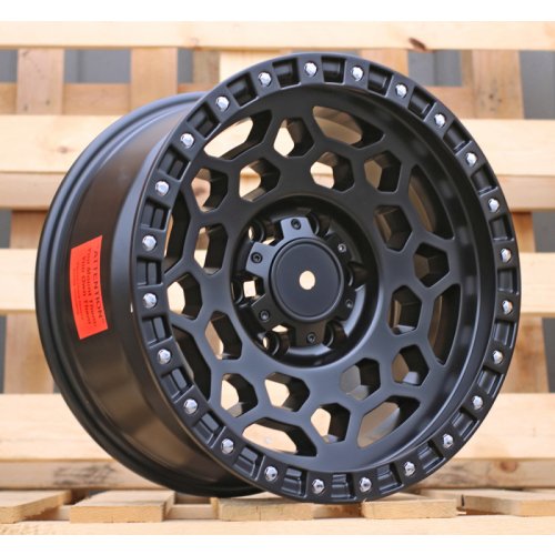 Alu kola Racing Line D1951, 17x9 6x139.7 ET, saténová černá (zátěžová)