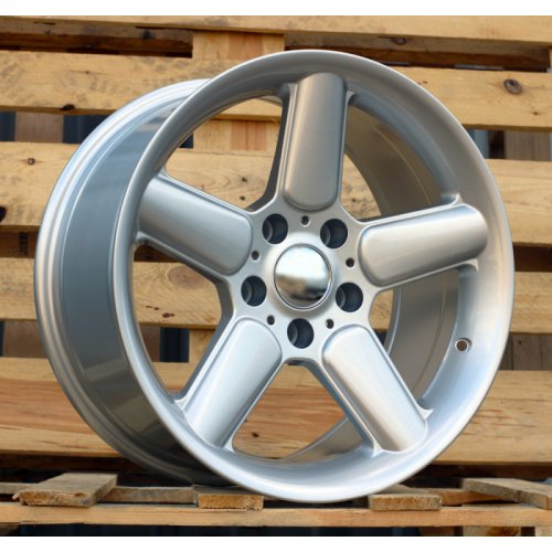 Alu kola Racing Line 7961F, 17x8.5 5x120 ET15, stříbrná