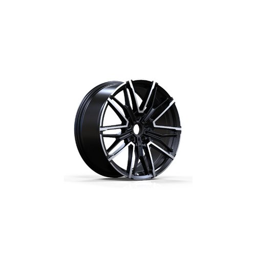 Alu kola Racing Line 3S1284, 20x9 5x112 ET44, černá + leštění (zátěžová)