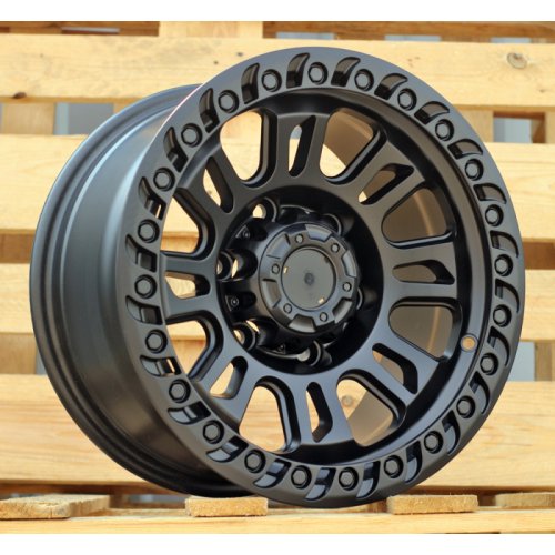 Alu kola Racing Line A8916, 15x8 6x139.7 ET, černá matná (zátěžová)