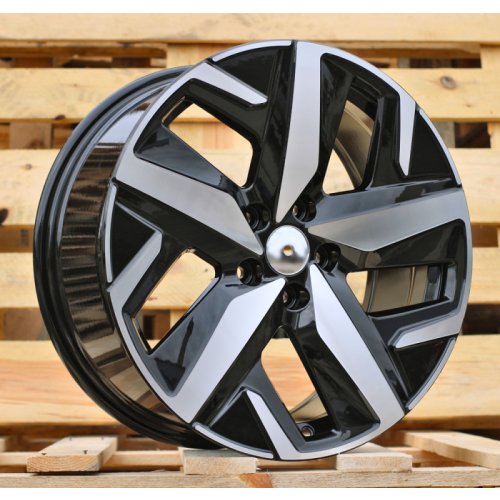 Alu kola Racing Line FBX236, 18x8 5x112 ET45, černá + leštění
