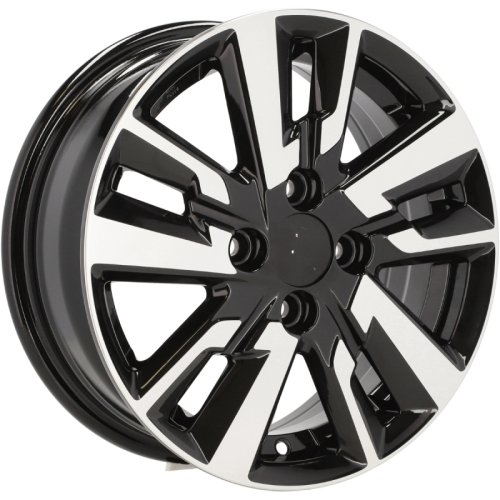 Alu kola Racing Line B1809, 14x5.5 4x100 ET45, černá + leštění
