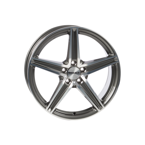 Alu kola MONACO WHEELS MC3, 18x8 5x112 ET45, šedivá + leštění