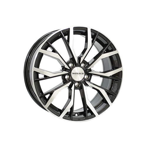 Alu kola MONACO WHEELS GP5, 19x9 5x112 ET40, černá lesklá + leštění