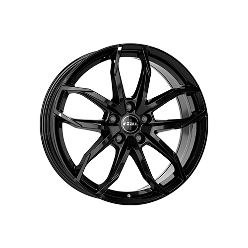 Alu kola RIAL LUCCA, 16x6.5 4x100 ET40, černá lesklá