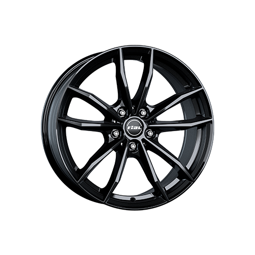 Alu kola RIAL X12, 17x7.5 5x112 ET52, černá lesklá