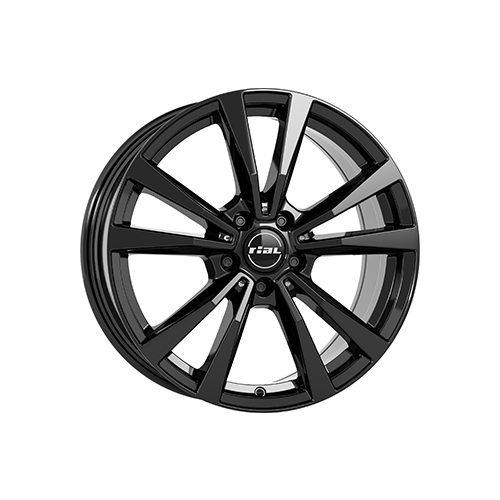 Alu kola RIAL M12X, 20x9 5x112 ET35, černá lesklá (zátěžová)