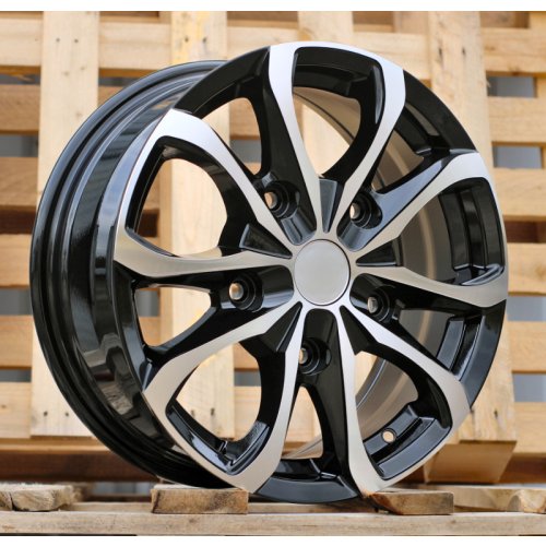 Alu kola Racing Line FBX079, 16x6.5 5x160 ET56, černá + leštění