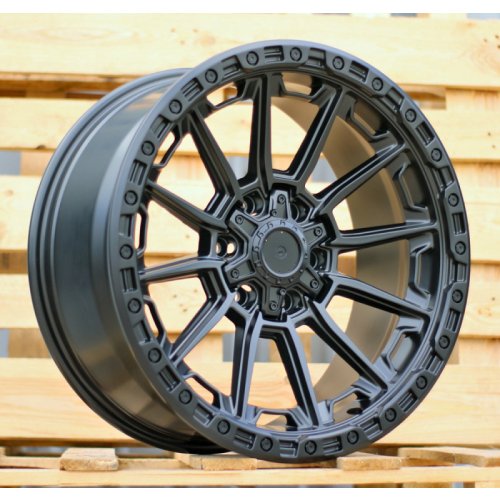 Alu kola Racing Line A1889, 20x9 6x139.7 ET18, černá matná (zátěžová)