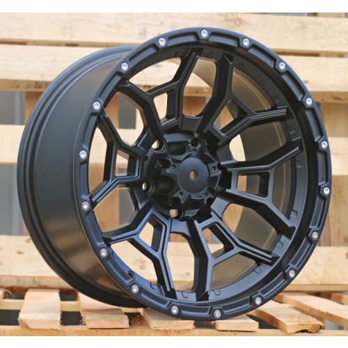 Alu kola Racing Line A1915, 15x8 6x139.7 ET-10, černá matná