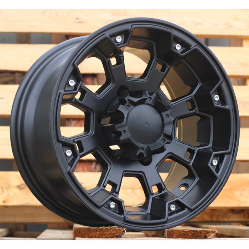 Alu kola Racing Line A8068, 15x8 6x139.7 ET-10, černá matná
