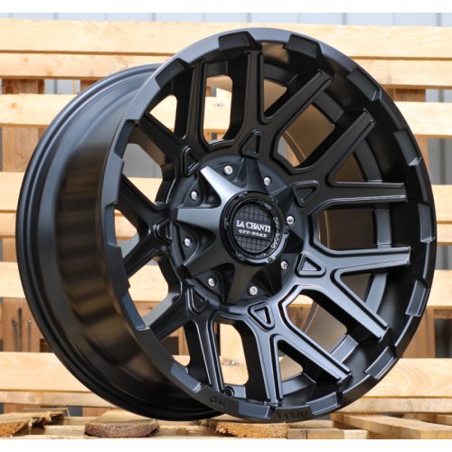 Alu kola Racing Line B1234, 20x10 8x165.1 ET19, černá matná (zátěžová)