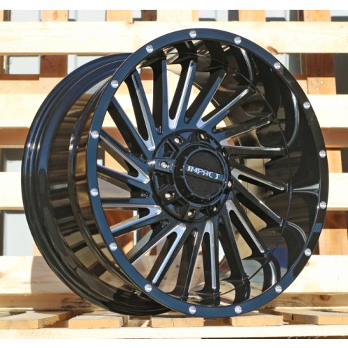 Alu kola Racing Line B1511, 20x10 12x135 ET-12, černá lesklá (zátěžová)