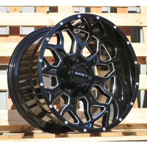Alu kola Racing Line B1526, 20x12 12x135 ET-44, černá lesklá (zátěžová)