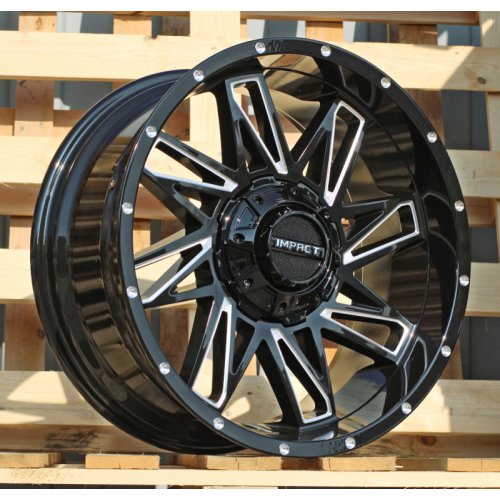 Alu kola Racing Line B1544, 20x12 12x135 ET-44, černá lesklá (zátěžová)