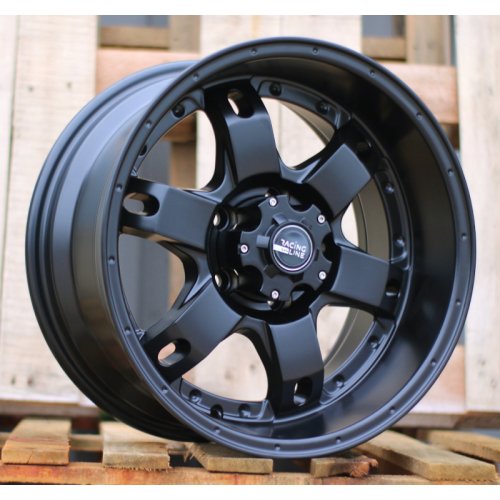 Alu kola Racing Line BK749, 16x8 5x114.3 ET-10, černá matná