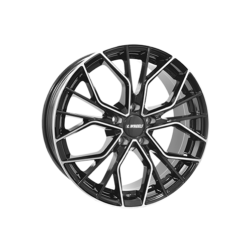 Alu kola IT WHEELS TIARA, 18x8 5x108 ET45, černá lesklá + leštění