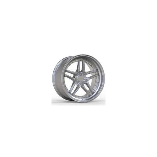 Alu kola Racing Line A5863, 17x8.5 5x120 ET20, stříbrná + leštěný límec