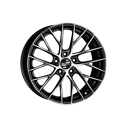 Alu kola MAK MONACO-D, 19x11 5x130 ET50, černá lesklá + leštění