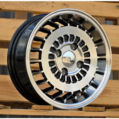 Alu kola Racing Line L1354, 13x5.5 4x100 ET30, černá + leštění