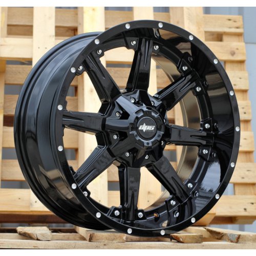 Alu kola Racing Line LU406, 20x9 12x135 ET-12, černá lesklá (zátěžová)