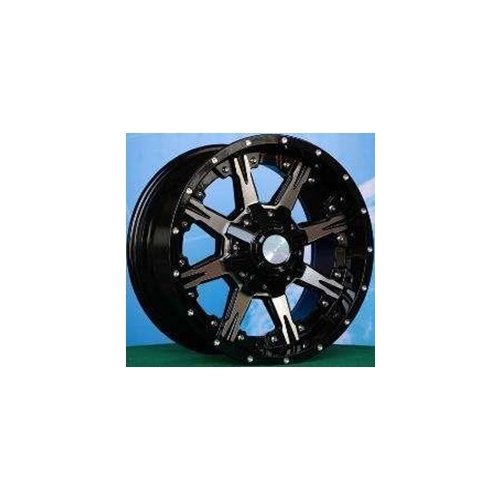 Alu kola Racing Line LU406, 20x9 10x139 ET-12, černá lesklá (zátěžová)