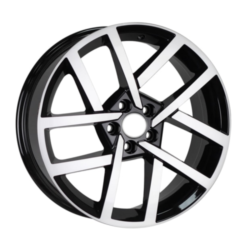 Alu kola AGT 17087, 17x7 5x114.3 ET40, černá + leštění