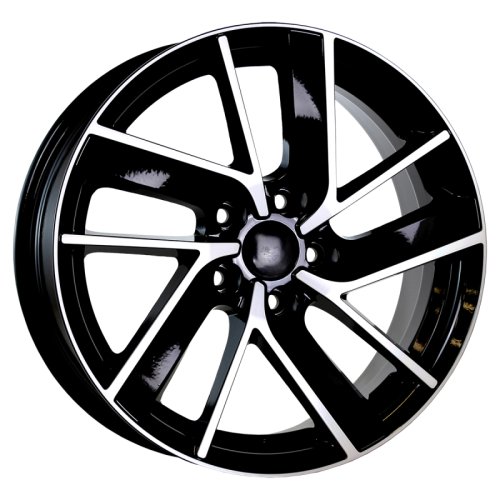 Alu kola AGT 17128, 17x7 5x100 ET40, černá + leštění